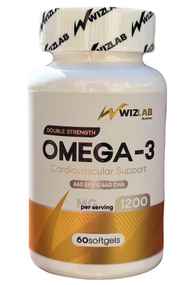 Omega-3 1200mg Double Strength Жирные кислоты, Omega-3 1200mg Double Strength - Omega-3 1200mg Double Strength Жирные кислоты